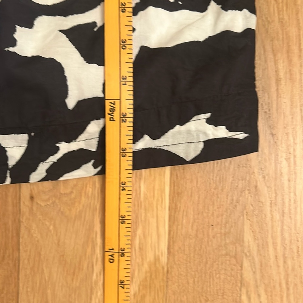 J. Crew Floral Black & White with Pockets Cap Sleeve Dress Women’s Size 0 - Picture 6 of 16
